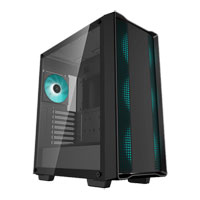 DeepCool CC560 V2 Black Mid Tower Tempered Glass PC Gaming Case