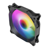 Vida Pulsar Black 120mm ARGB Case/CPU Cooler Fan